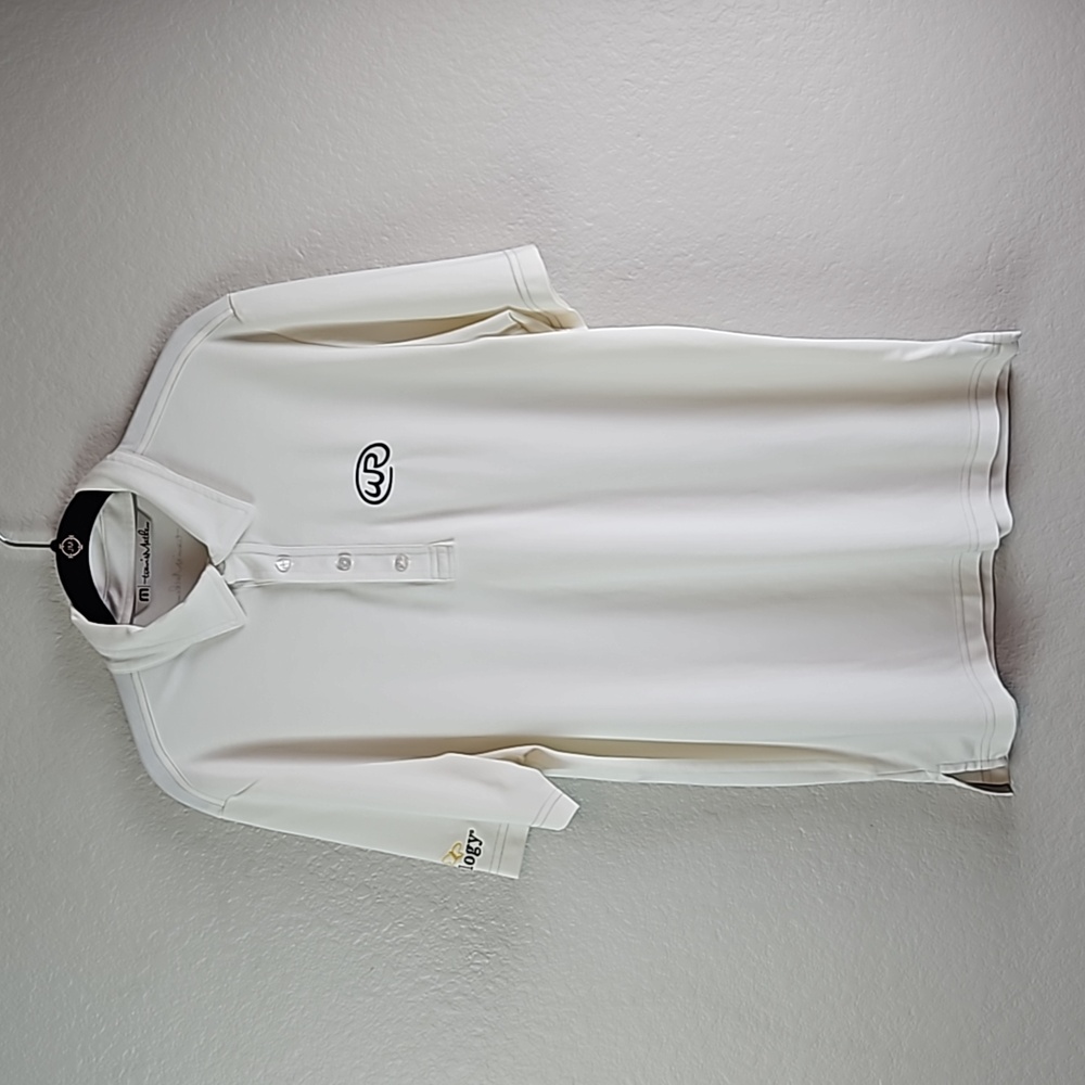 Travis Mathew | Men's White Short Sleeves Activewear Trilogy Golf  Sz M